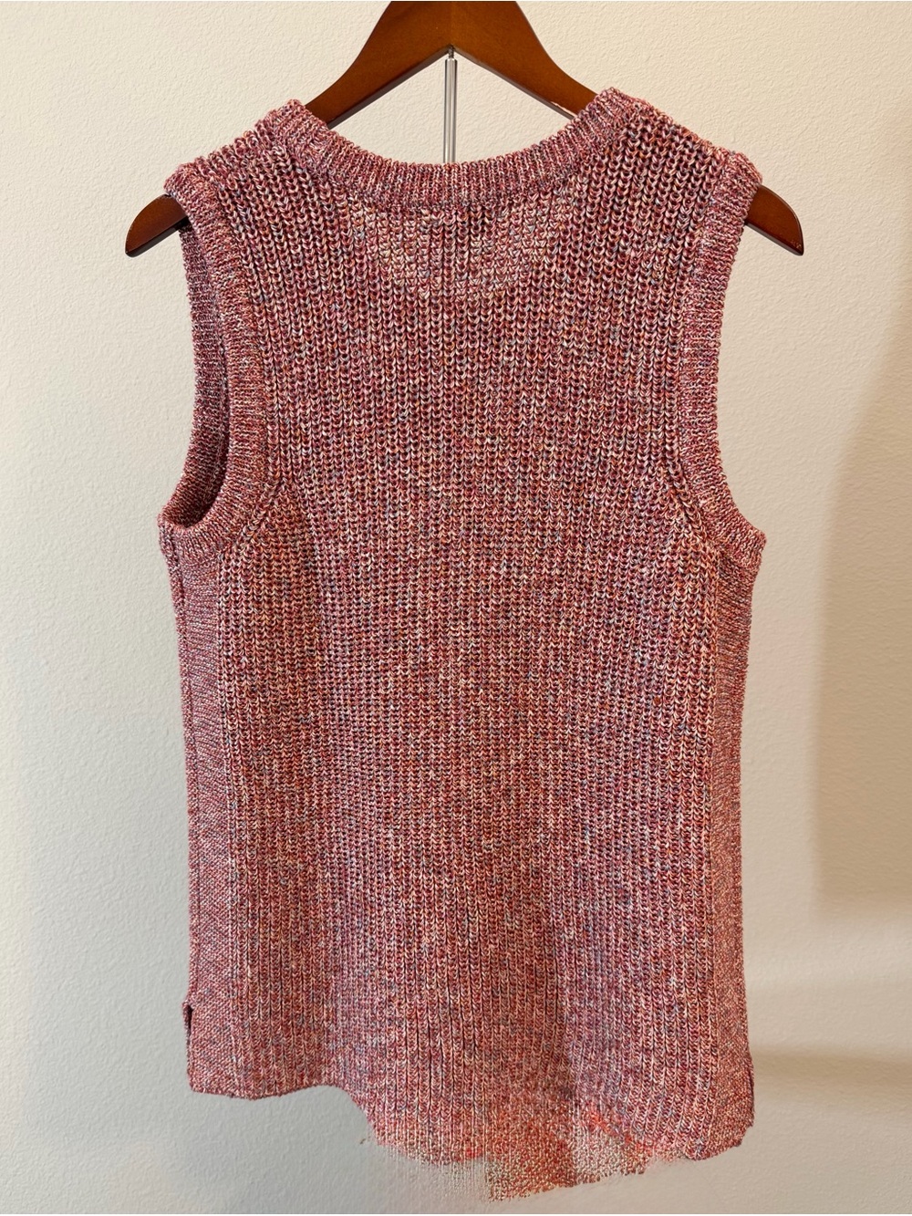Ella Moss Marled Knit Tank in Rose and Cream - Picture 2 of 5